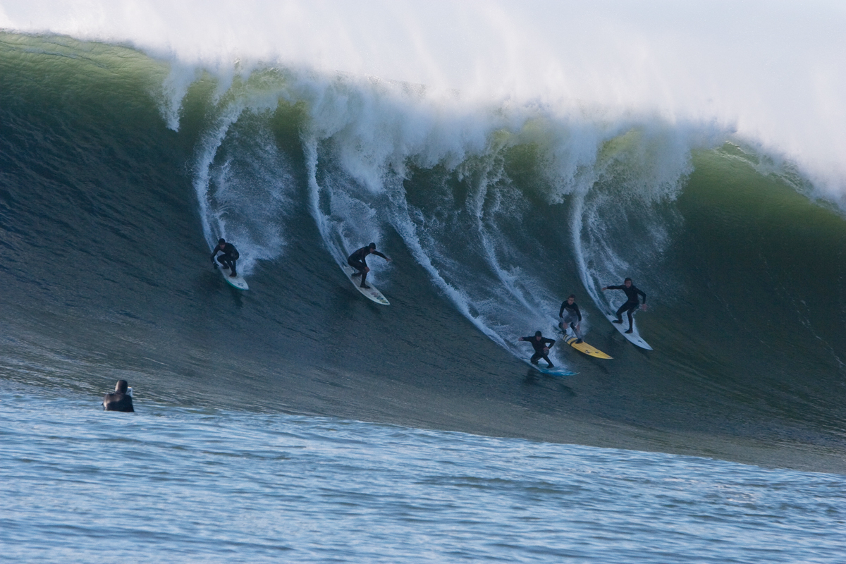 Maverick Surfers, Photo by Charlie Witmer (2012)